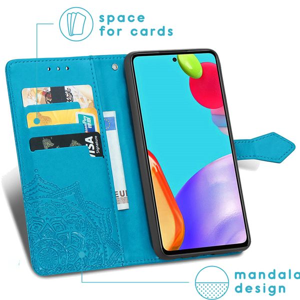 imoshion Mandala Klapphülle Samsung Galaxy A72 - Türkis