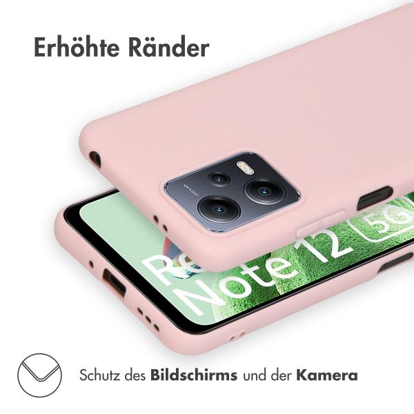 imoshion Color TPU Hülle für das Xiaomi Redmi Note 12 / Xiaomi Poco X5 5G - Dusty Pink