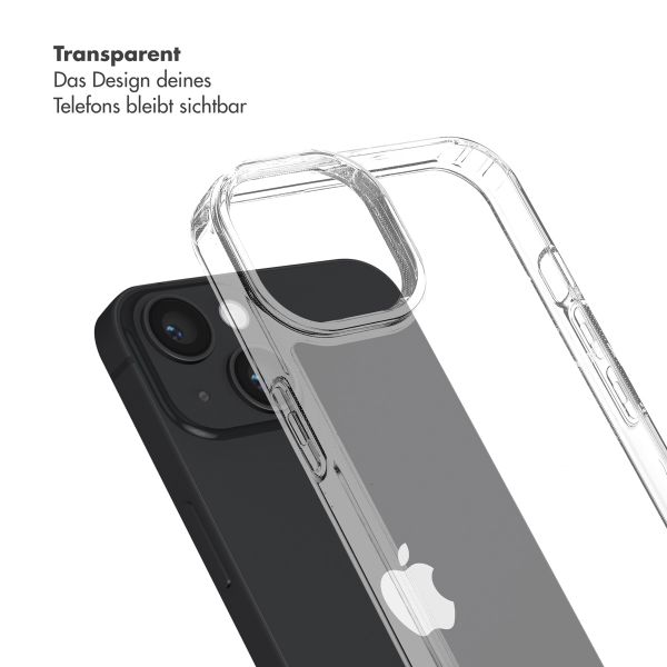 Selencia Backcover mit abnehmbaren Haken Apple iPhone 14 - Transparent