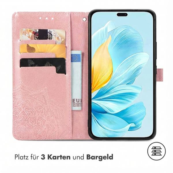 imoshion Mandala Klapphülle Honor 200 Lite - Rosé gold