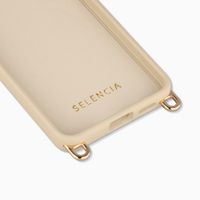 Selencia Rivièra Backcover mit MagSafe mit abnehmbaren Haken Samsung Galaxy S26 - Milky Latte