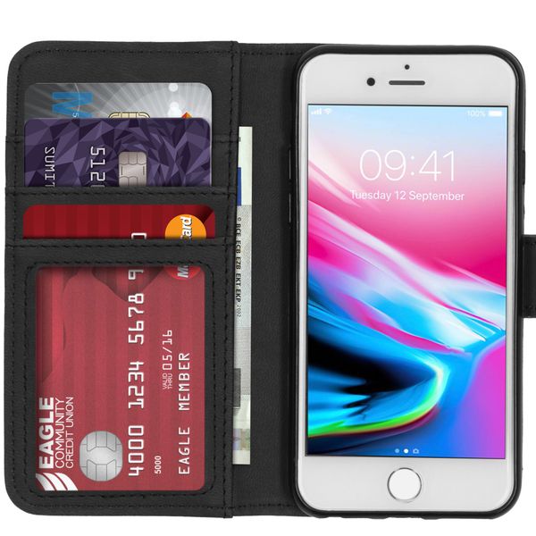 imoshion Luxuriöse Klapphülle Rot Apple iPhone SE (2022 / 2020) / 8 / 7 / 6(s)