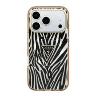 Guess MagSafe Case Apple iPhone 18 Pro / 17 Pro - Zebra Gold