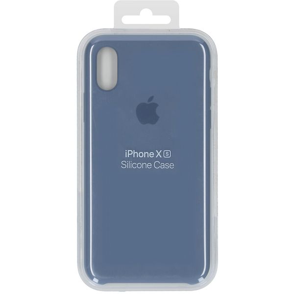 Apple Silikon-Case Lavender Gray für das Apple iPhone Xs / X