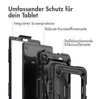 Accezz Robustes Back Cover mit Schultergurt Samsung Galaxy Tab A7 Lite - Schwarz