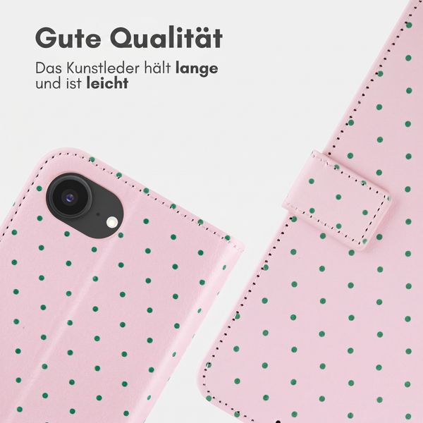 imoshion Design Klapphülle Apple iPhone 17e / 16e - Happy Dots