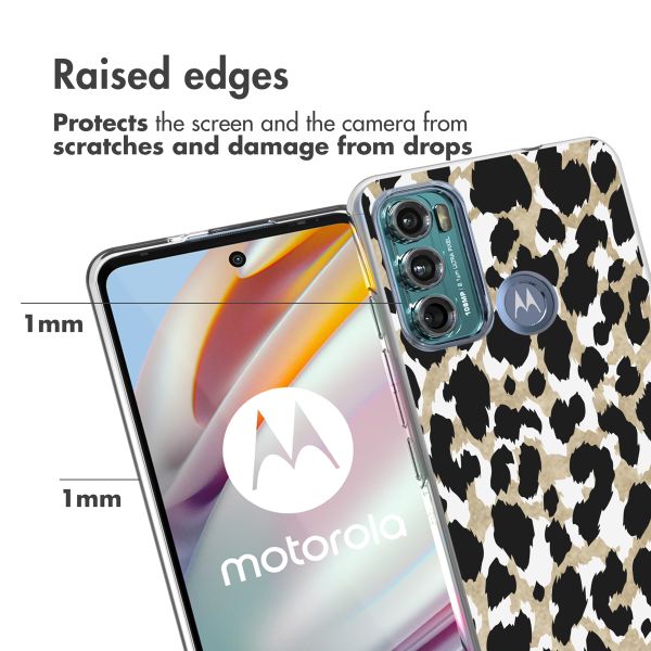 imoshion Design Hülle für das Motorola Moto G60 - Leopard