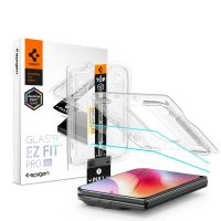 Spigen GLAStR Fit Displayschutzfolie 2er-Pack + Applicator Apple iPhone Duo