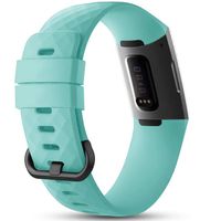 imoshion Silikonband für die Fitbit Charge 3 / 4 - Türkis