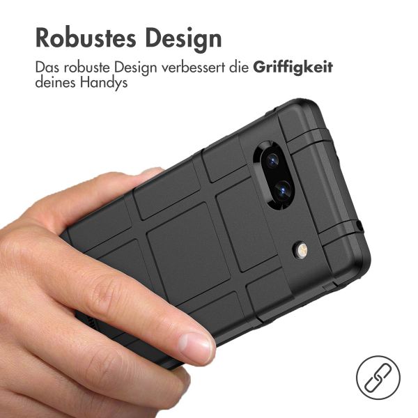 imoshion Rugged Shield Backcover für das Google Pixel 7a - Schwarz