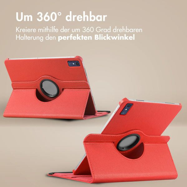 imoshion 360° drehbare Klapphülle Lenovo Tab P12 - Rot