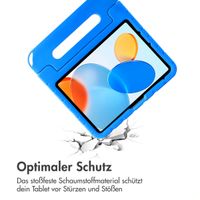 imoshion Kindersichere Schutzhülle mit abnehmbaren Ansteckern Apple iPad 11 (2025) 11 Zoll A16 / iPad 10 (2022) 10.9 Zoll - Blau