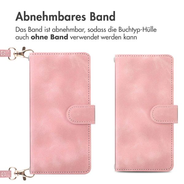 imoshion Klapphülle mit Kordel Apple iPhone 16 - Roze