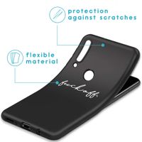 imoshion Design Hülle Huawei P30 Lite - Fuck Off - Schwarz