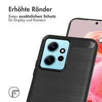 imoshion Brushed Back Cover Xiaomi Redmi Note 12 (4G) - Schwarz