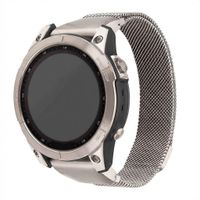 imoshion QuickFit® Milanese Armband -   Garmin 22 mm Anschluss - Größe L/XL - Starlight