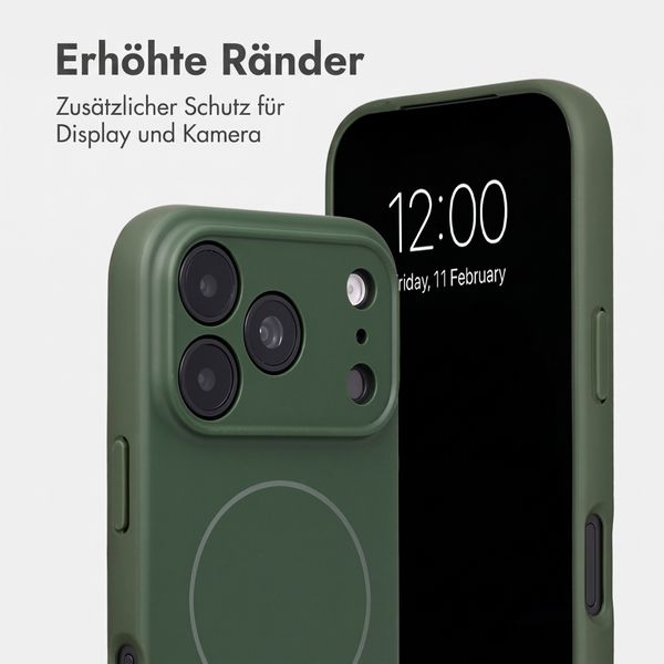 Accezz Grip Backcover mit MagSafe Apple iPhone 18 Pro Max / 17 Pro Max - Dunkelgrün
