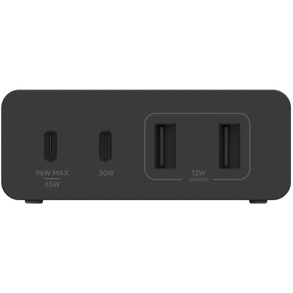 Belkin ﻿Boost↑Charge™ GaN Pro Adapter 4 Ports - USB-A (2x) und USB-C (2x) - 108W - Schwarz