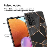 imoshion Design Hülle Samsung Galaxy A33 - Black Graphic