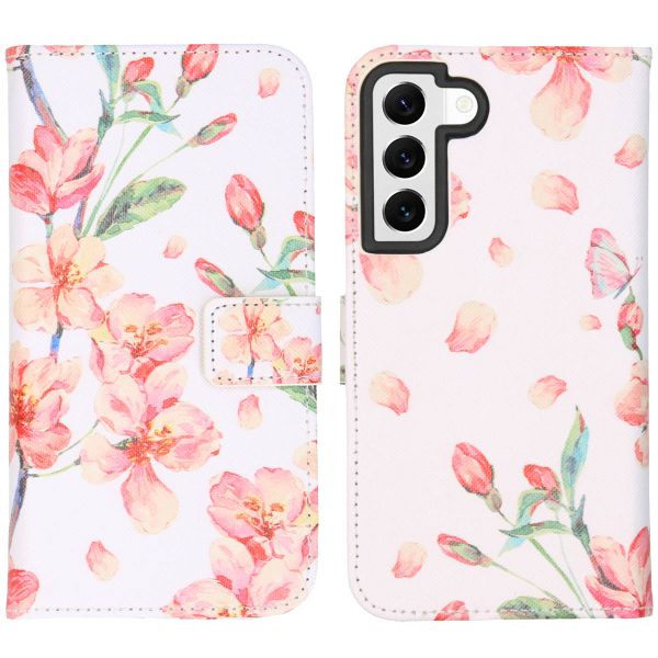 imoshion Design TPU Klapphülle für das Samsung Galaxy S22 - Blossom Watercolor