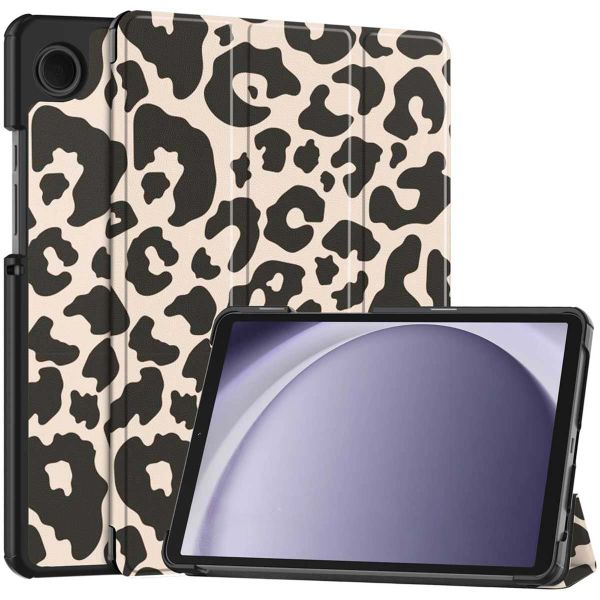 imoshion Design Trifold Klaphülle Samsung Galaxy Tab A11 / A9 8.7 Zoll - Leopard