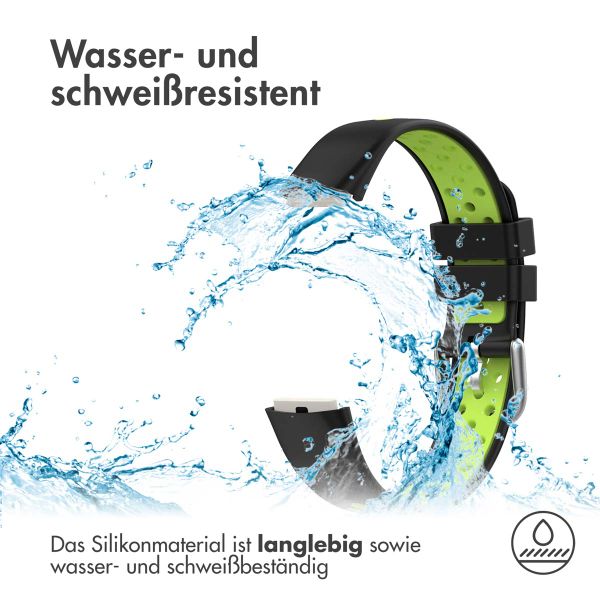 imoshion Silikonband Sport für das Fitbit Luxe - Schwarz/Grün