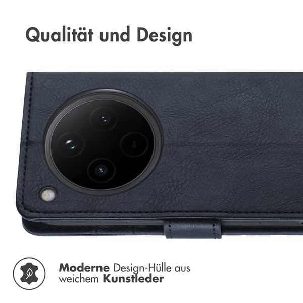 imoshion Luxuriöse Klapphülle Oppo Find X8 - Dunkelblau