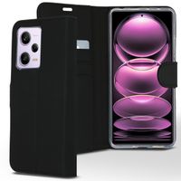 Accezz Wallet TPU Klapphülle Xiaomi Redmi Note 12 Pro / Xiaomi Poco X5 Pro 5G - Schwarz