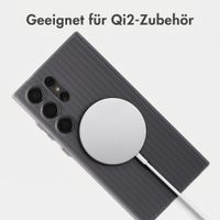 Accezz Lite Backcover mit MagSafe | Fluted | Samsung Galaxy S24 Ultra - Grau