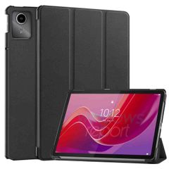 imoshion Trifold Hardcase Klapphülle für das Lenovo Tab M11 - Schwarz