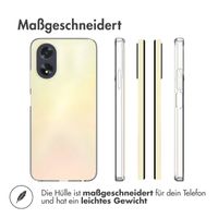 Accezz TPU Clear Cover für das Oppo A18 / Oppo A38 - Transparent