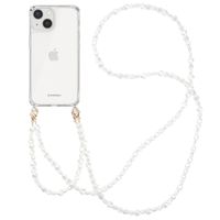 imoshion Back Cover mit Band + Armband iPhone 14 - Perlenherzen