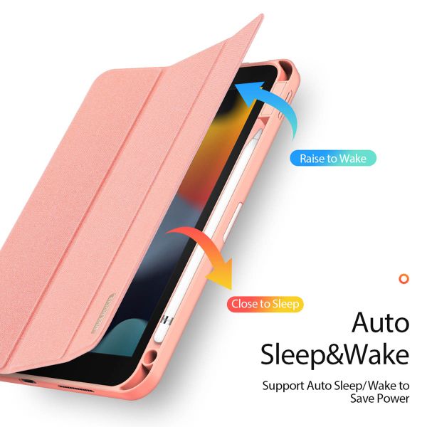 Dux Ducis Domo Klapphülle Apple iPad 11 (2025) 11 Zoll / iPad 10 (2022) 10.9 Zoll - Rosa