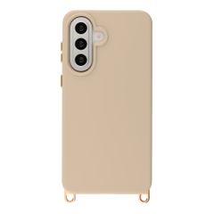Selencia Rivièra Backcover mit MagSafe mit abnehmbaren Haken Samsung Galaxy A57 (5G) - Milky Latte