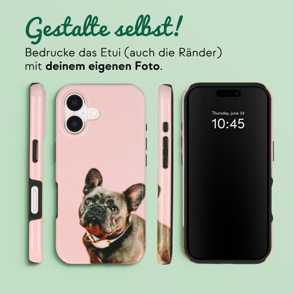 Gestalte deine eigene robuste Hülle Apple iPhone 16 - Weiß