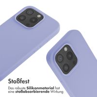 imoshion Silikonhülle mit Band für das Apple iPhone 16 Pro - Violett