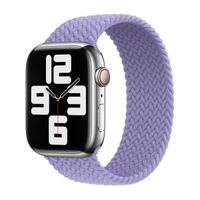 Apple 4 Pack Geflochtenes Solo Loop für Apple Watch | 38/40/41/42 mm - Größe 2 - Black Unity/ (PRODUCT)RED/ Lavender/ Lake Green