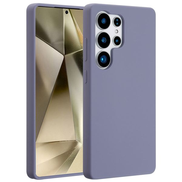 Accezz Liquid Silikoncase mit MagSafe Samsung Galaxy S25 Ultra - Lavender Gray