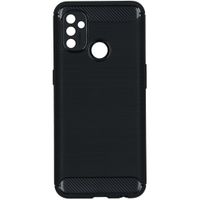Brushed TPU Case für das OnePlus Nord N100 - Schwarz