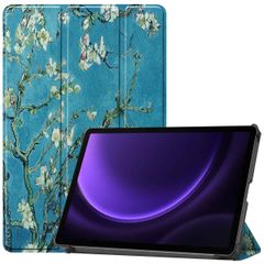 imoshion Design Trifold Klapphülle für das Samsung Tab S9 FE / Tab S9 - Green Plant