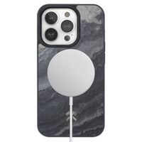 Woodcessories Bumper Case MagSafe für das iPhone 15 Pro - Stone Camo Gray Black