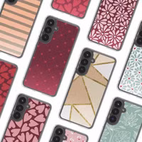 imoshion Design Hülle Samsung Galaxy S25 FE - Crush Check Coral Dust