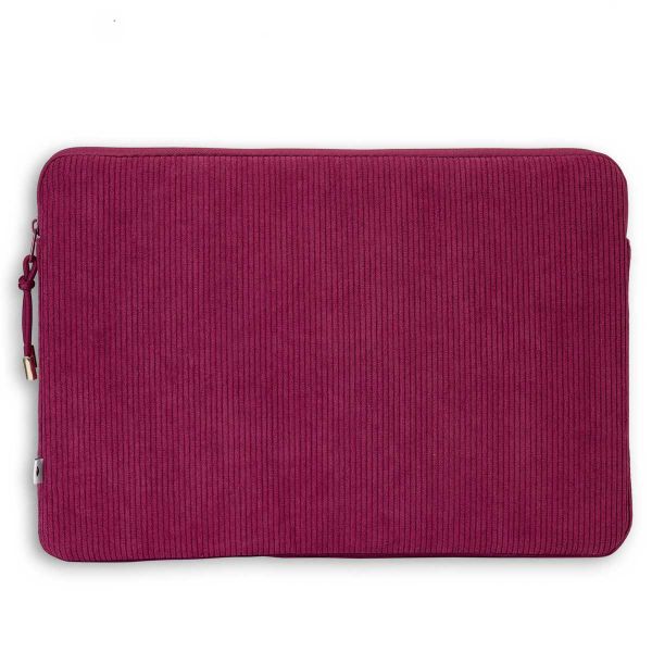 Selencia Cord Laptop Hülle 15-16 Zoll - Laptop Sleeve - Dark Rose