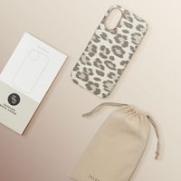 Selencia Sabi Backcover Leopardenmuster mit MagSafe Apple iPhone 17 - Soft Ivory