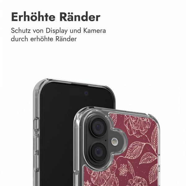imoshion Design Hülle Apple iPhone 16 - Deep Rose