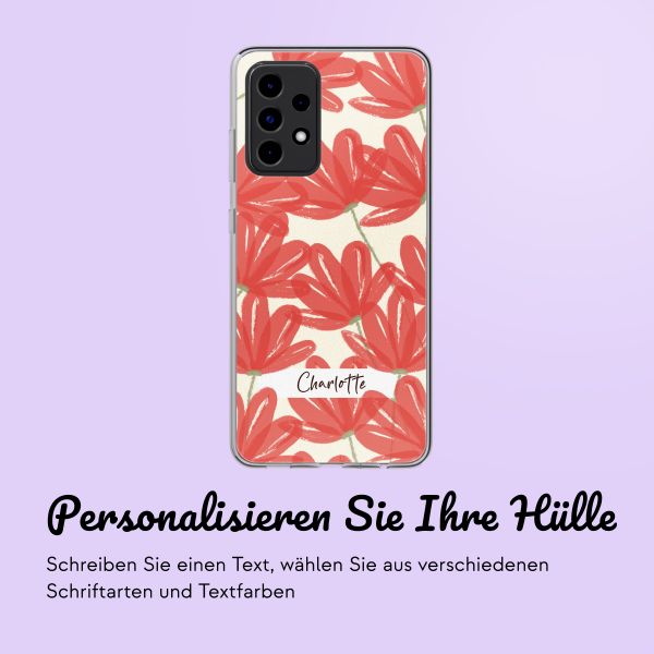 Hülle mit eigenem Foto und/oder Text Samsung Galaxy A52(s) (5G/4G) - Bloemen