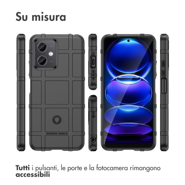 imoshion Rugged Shield Backcover Xiaomi Poco X5 5G - Schwarz