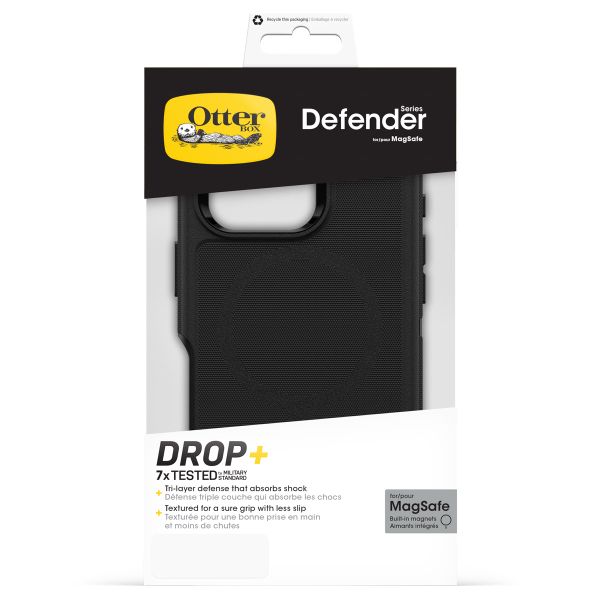 OtterBox Defender Rugged Backcover mit MagSafe für das iPhone 16 Pro - Black