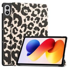 imoshion Design Trifold Klaphülle Xiaomi Redmi Pad 2 Pro - Leopard