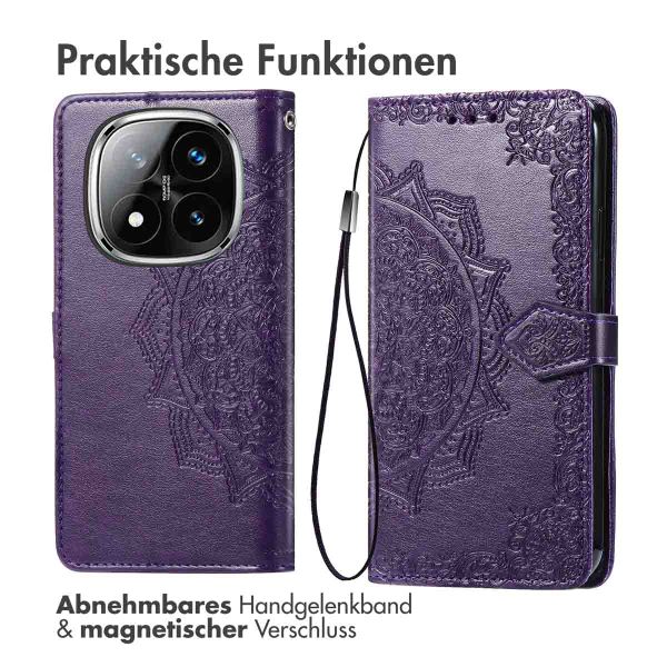 imoshion Mandala Klapphülle Xiaomi Poco X7 - Violett